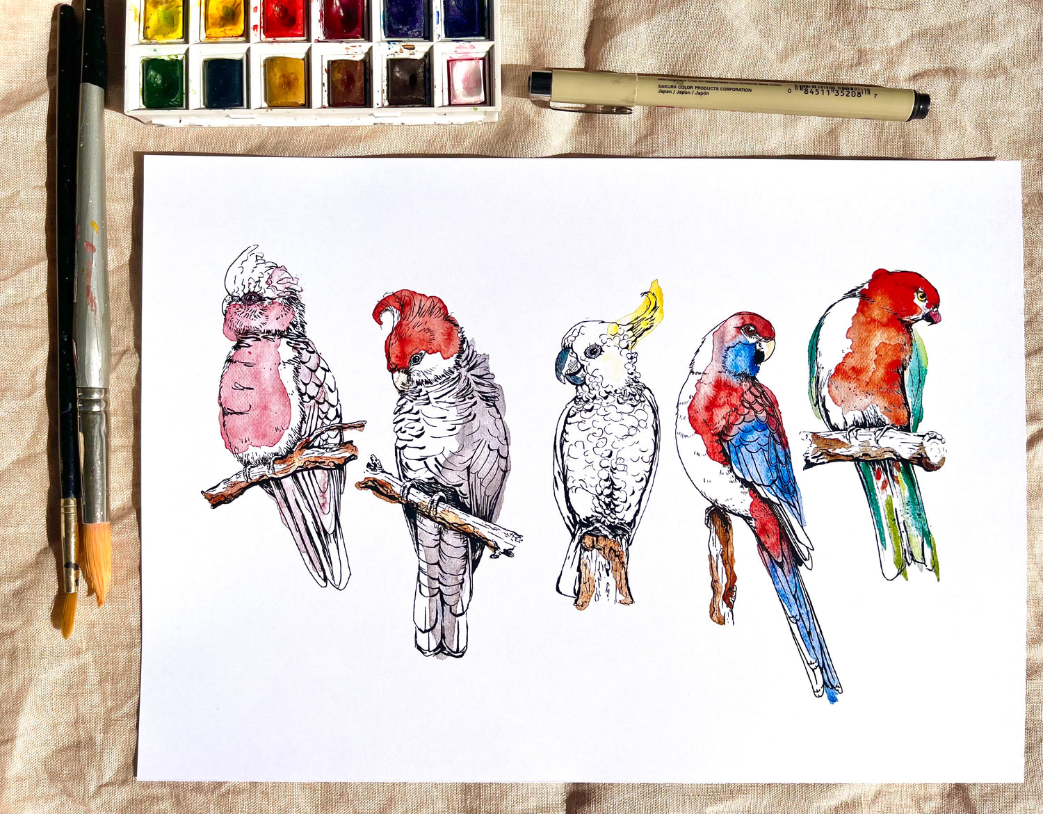 Watercolour Art Prints